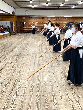 兵庫県修武館の稽古状況